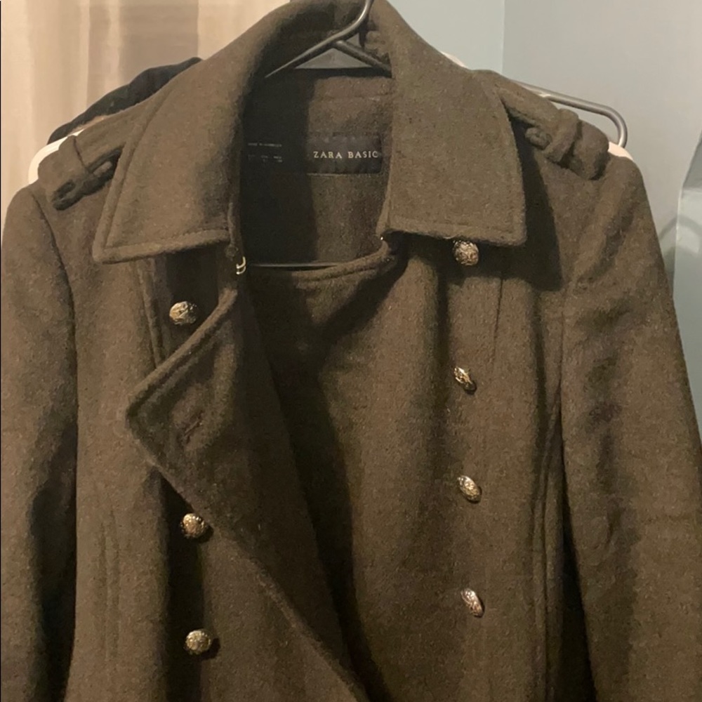 Zara wool Peacoat
